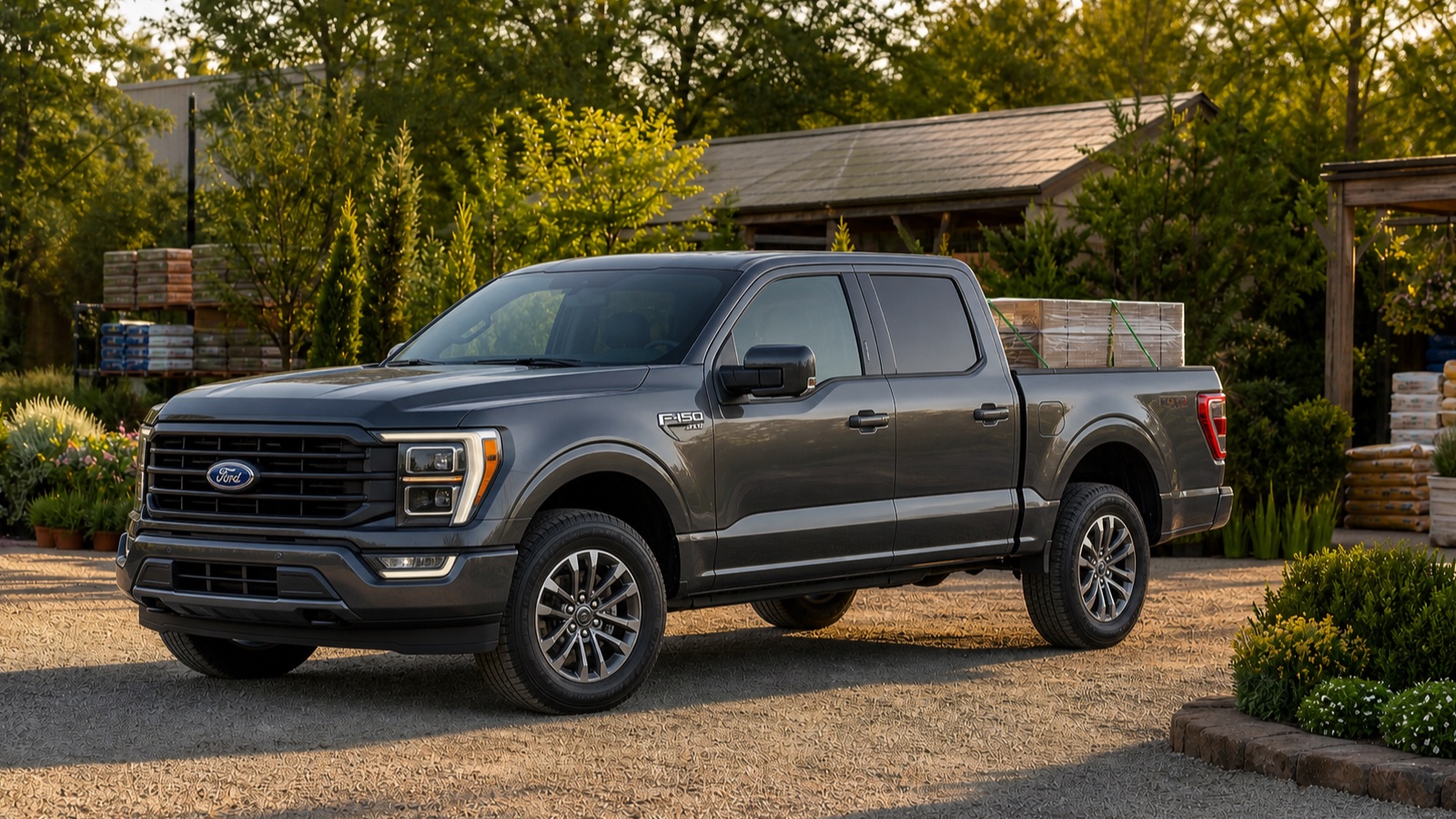 2026 Ford F-150 XLT carrying project supplies